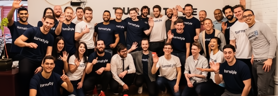 Group photo of the Turnstyle team.
